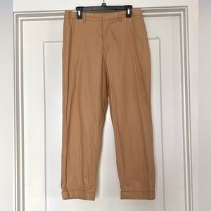 Ralph Lauren Polo Collection Golf Tan/ Khaki Straight Leg Cuffed Pants Sz 14 NWT